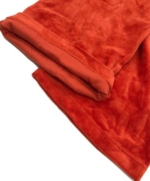 BASERANGE（ベースレンジ）BASERANGE (ベースレンジ) イージーベロアパンツ オレンジ サイズ:XSの古着・服飾アイテム