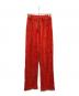 BASERANGE（ベースレンジ）の古着「イージーベロアパンツ」｜オレンジ