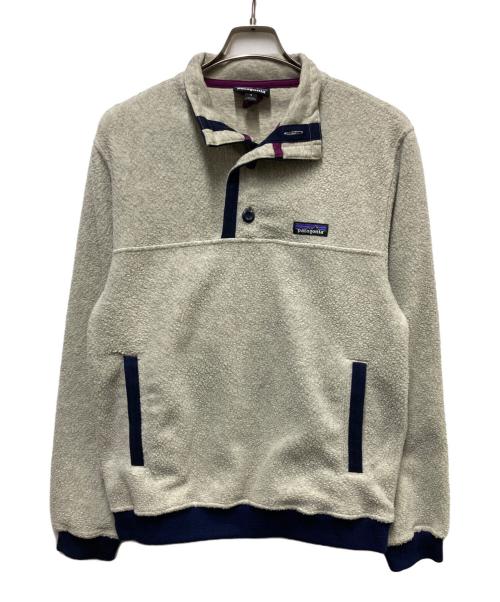 Patagonia（パタゴニア）Patagonia (パタゴニア) シアーリング ボタン プルオーバー ベージュ サイズ:Ｓの古着・服飾アイテム