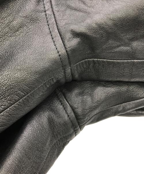 LAND'S END（ランズエンド）LAND'S END (ランズエンド) 90Sレザーコート ブラック サイズ:ＸＬの古着・服飾アイテム