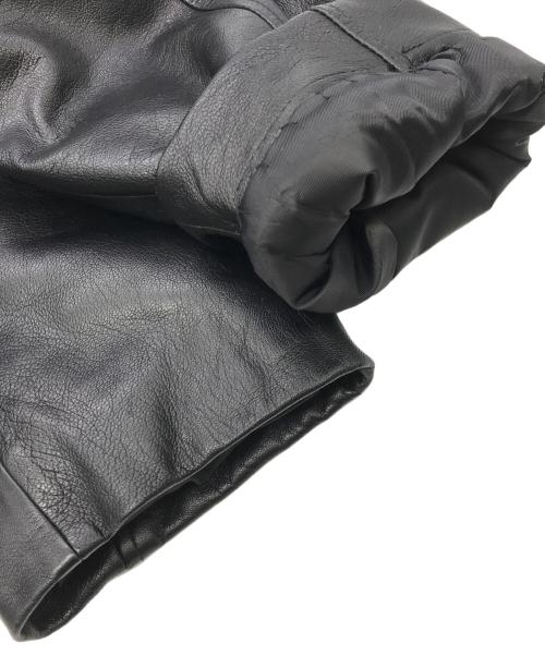 LAND'S END（ランズエンド）LAND'S END (ランズエンド) 90Sレザーコート ブラック サイズ:ＸＬの古着・服飾アイテム