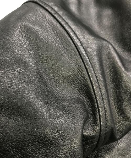 LAND'S END（ランズエンド）LAND'S END (ランズエンド) 90Sレザーコート ブラック サイズ:ＸＬの古着・服飾アイテム