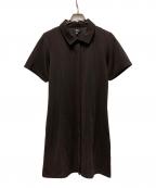 stussyステューシー）の古着「シャツワンピース」｜ブラウン