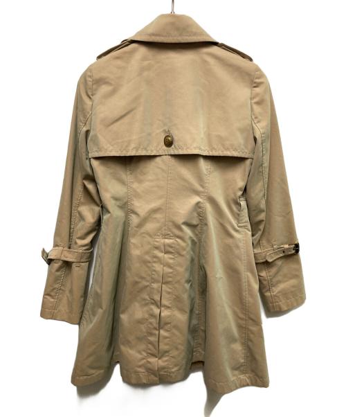 BURBERRY BLUE LABEL（バーバリー ブルー レーベル）BURBERRY BLUE LABEL (バーバリー ブルー レーベル) 裏ノバチェック金釦トレンチコート ベージュ サイズ:38の古着・服飾アイテム