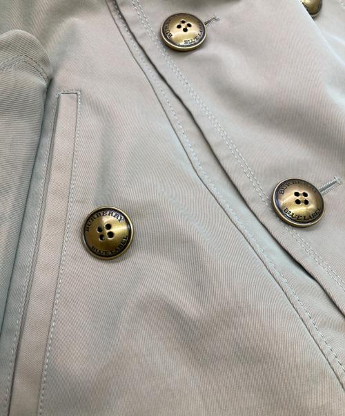 BURBERRY BLUE LABEL（バーバリー ブルー レーベル）BURBERRY BLUE LABEL (バーバリー ブルー レーベル) 裏ノバチェック金釦トレンチコート ベージュ サイズ:38の古着・服飾アイテム