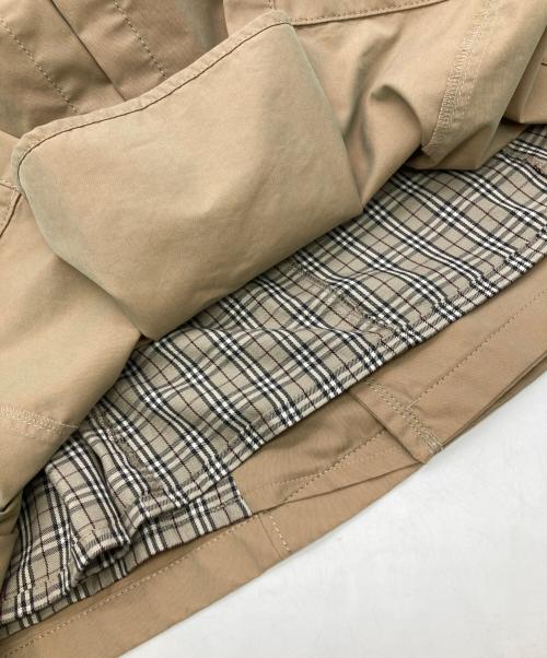 BURBERRY BLUE LABEL（バーバリー ブルー レーベル）BURBERRY BLUE LABEL (バーバリー ブルー レーベル) 裏ノバチェック金釦トレンチコート ベージュ サイズ:38の古着・服飾アイテム