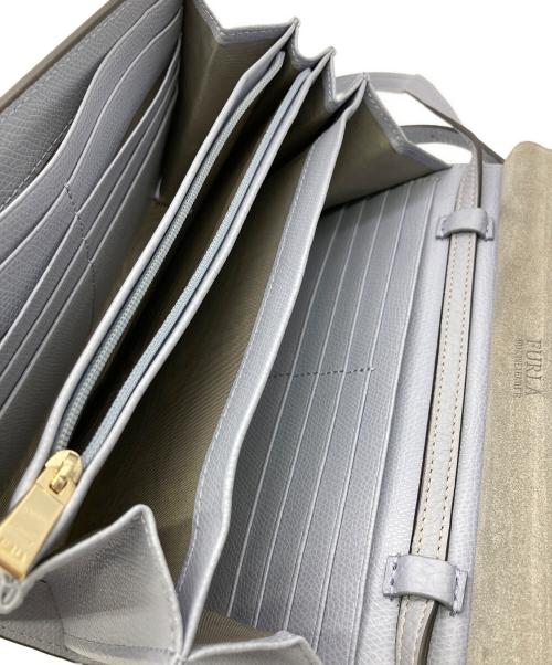 FURLA（フルラ）FURLA (フルラ) ショルダーウォレット ブルーの古着・服飾アイテム