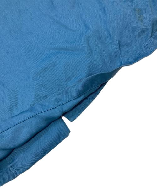 Safe in Suds（セーフインサッズ）safe in suds (セーフインサッズ) 50sレーヨンループカラーシャツ ブルー サイズ:15-33の古着・服飾アイテム