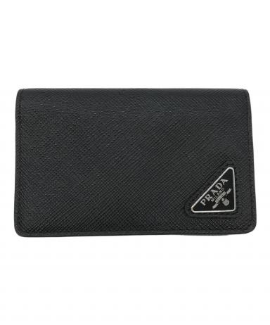 中古・古着通販】PRADA (プラダ) サフィアーノ レザー カードケース