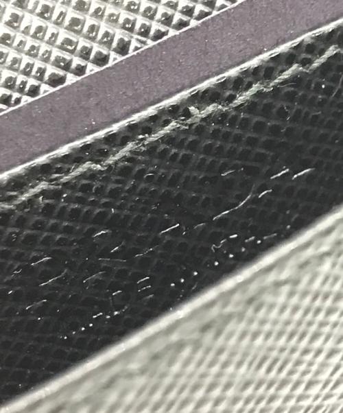 PRADA（プラダ）PRADA (プラダ) サフィアーノ レザー カードケース ブラックの古着・服飾アイテム