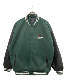 FUBU（フブ）の古着「VARSITY JACKET/スタジャン」｜グリーン×ブラック