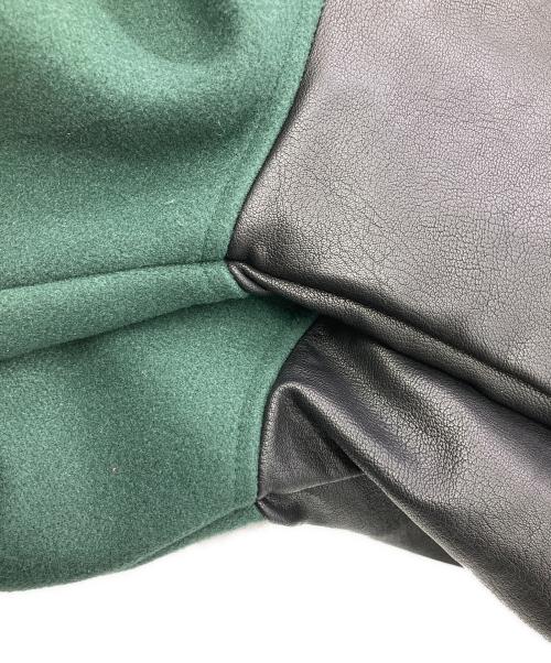 FUBU（フブ）FUBU (フブ) VARSITY JACKET/スタジャン グリーン×ブラック サイズ:XLの古着・服飾アイテム