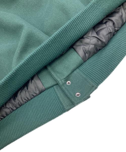 FUBU（フブ）FUBU (フブ) VARSITY JACKET/スタジャン グリーン×ブラック サイズ:XLの古着・服飾アイテム