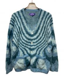 FUCKING AWESOME（ファッキンオーサム）の古着「Acid Hairy Cardigan」｜ブルー