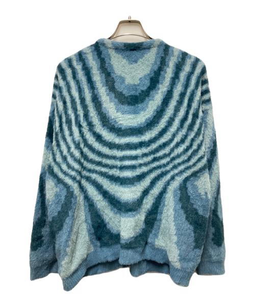 FUCKING AWESOME（ファッキンオーサム）Fucking Awesome (ファッキンオーサム) Acid Hairy Cardigan ブルー サイズ:Ｌの古着・服飾アイテム