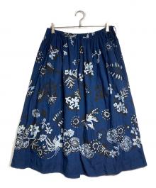 45R（フォーティファイブ・アール）の古着「不死鳥プリントのスカート」｜インディゴ