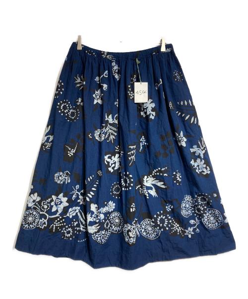 45R（フォーティファイブ・アール）45R (フォーティファイブ・アール) 不死鳥プリントのスカート インディゴ サイズ:Freeの古着・服飾アイテム