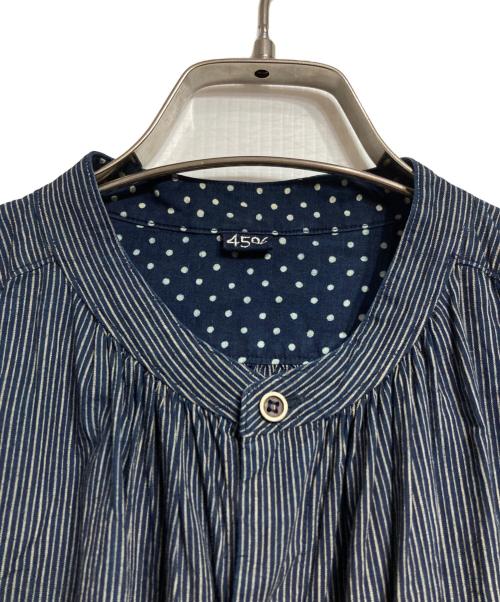 45R（フォーティファイブ・アール）45R (フォーティファイブ・アール) ヒッコリータペットのドレス/one-piece インディゴ サイズ:ーの古着・服飾アイテム