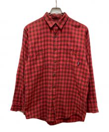 Patagonia（パタゴニア）の古着「ピマコットンオンブレチェックシャツ」｜レッド