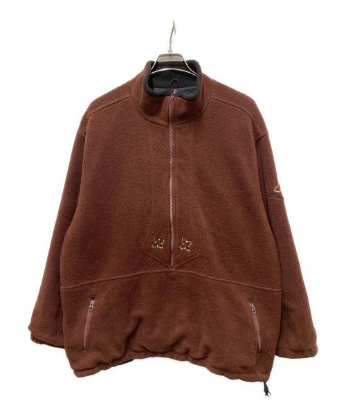 L.L.Bean（エルエルビーン）L.L.Bean (エルエルビーン) 刺繍プルオーバーフリースジャケット ブラウン サイズ:-の古着・服飾アイテム