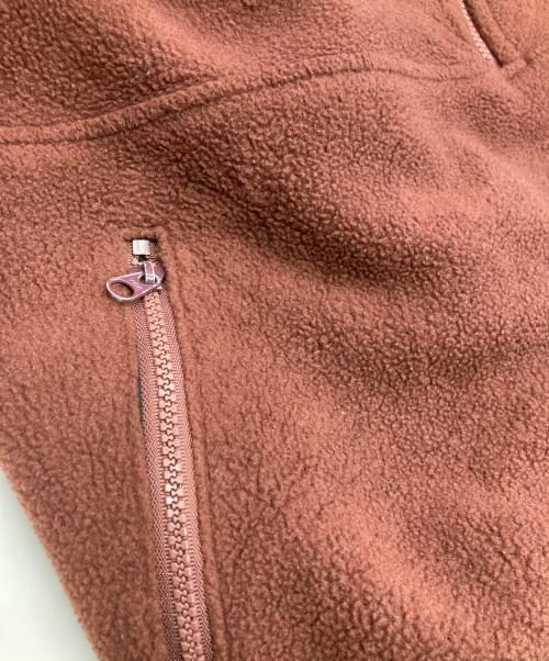 L.L.Bean（エルエルビーン）L.L.Bean (エルエルビーン) 刺繍プルオーバーフリースジャケット ブラウン サイズ:-の古着・服飾アイテム