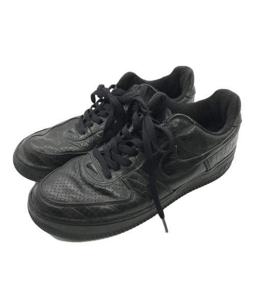 NIKE（ナイキ）NIKE (ナイキ) AIR FORCE 1 LOW PREMIUM クロコダイル ブラック サイズ:28cmの古着・服飾アイテム