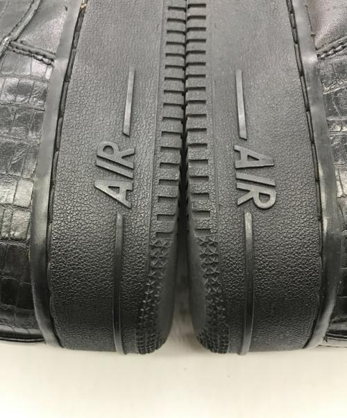 NIKE（ナイキ）NIKE (ナイキ) AIR FORCE 1 LOW PREMIUM クロコダイル ブラック サイズ:28cmの古着・服飾アイテム
