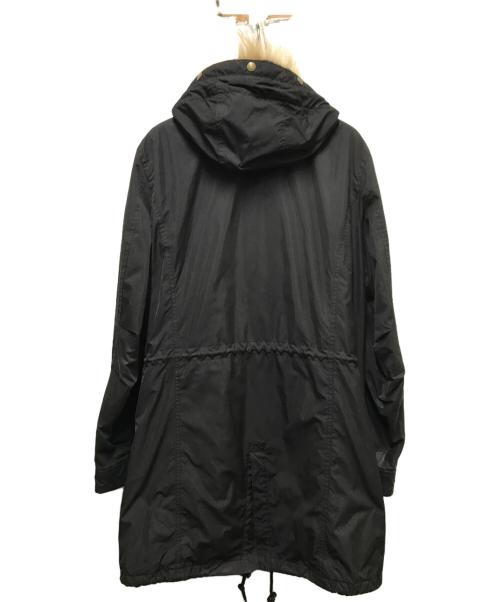 BURBERRY BLACK LABEL（バーバリーブラックレーベル）BURBERRY BLACK LABEL (バーバリーブラックレーベル) モッズコート ブラック サイズ:Lの古着・服飾アイテム