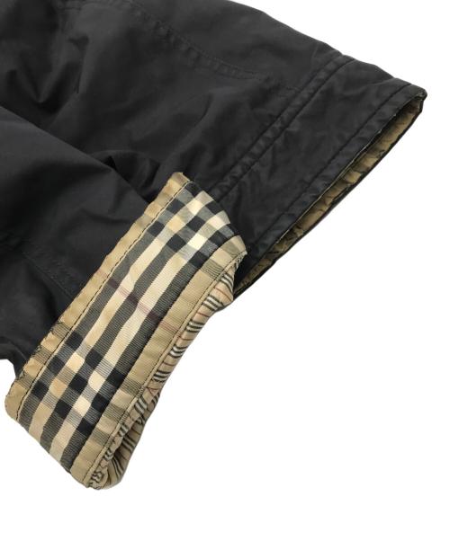 BURBERRY BLACK LABEL（バーバリーブラックレーベル）BURBERRY BLACK LABEL (バーバリーブラックレーベル) モッズコート ブラック サイズ:Lの古着・服飾アイテム