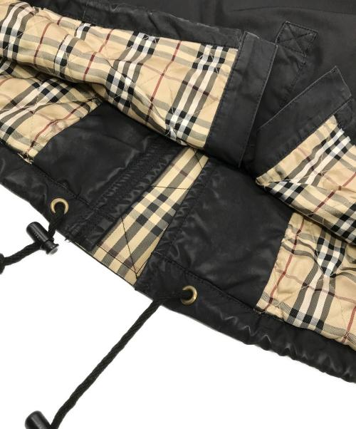 BURBERRY BLACK LABEL（バーバリーブラックレーベル）BURBERRY BLACK LABEL (バーバリーブラックレーベル) モッズコート ブラック サイズ:Lの古着・服飾アイテム