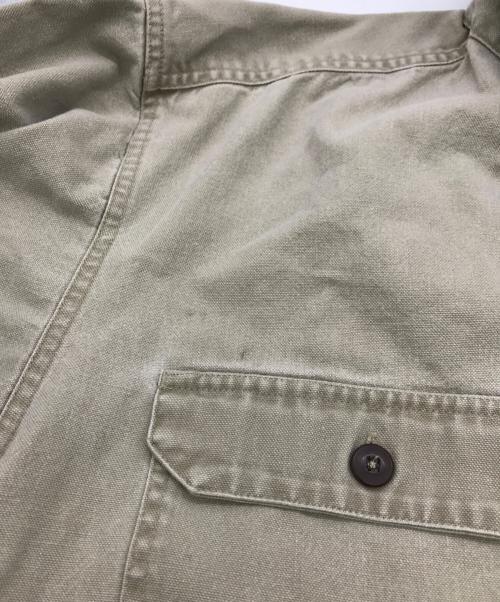 Patagonia（パタゴニア）Patagonia (パタゴニア) オーガニックコットン キャンバスワークシャツ ベージュ サイズ:Lの古着・服飾アイテム