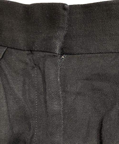 Acne studios（アクネ ストゥディオス）Acne studios (アクネ ストゥディオス) ウールリネンバギースラックス/Wool and linen baggy slacks ブラック サイズ:32の古着・服飾アイテム