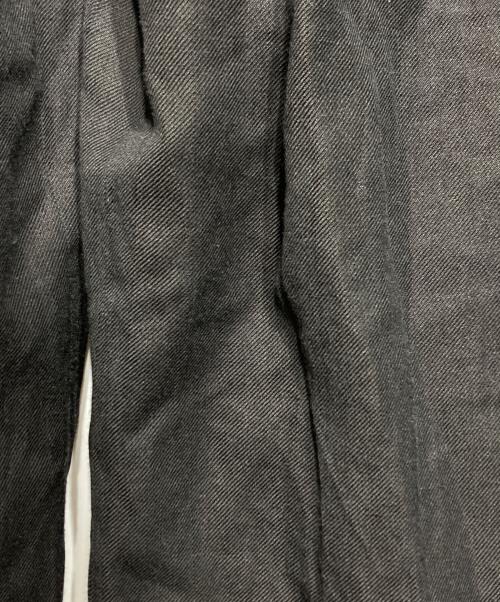 Acne studios（アクネ ストゥディオス）Acne studios (アクネ ストゥディオス) ウールリネンバギースラックス/Wool and linen baggy slacks ブラック サイズ:32の古着・服飾アイテム