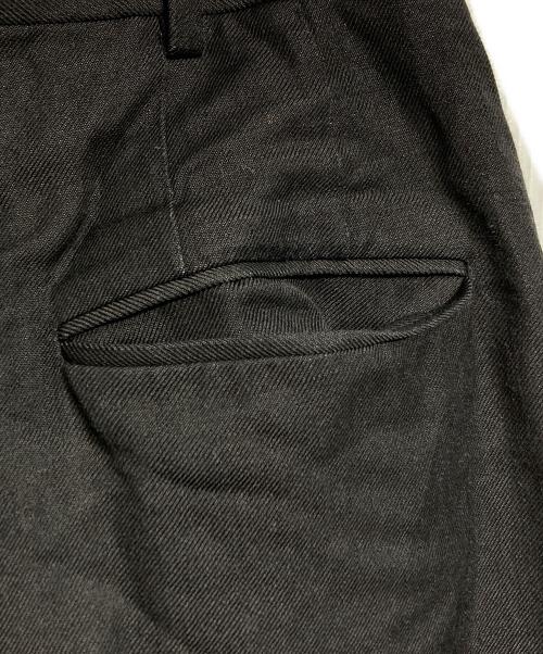 Acne studios（アクネ ストゥディオス）Acne studios (アクネ ストゥディオス) ウールリネンバギースラックス/Wool and linen baggy slacks ブラック サイズ:32の古着・服飾アイテム