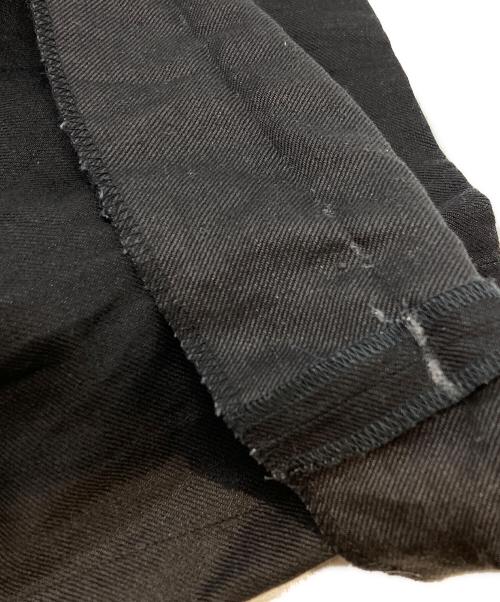 Acne studios（アクネ ストゥディオス）Acne studios (アクネ ストゥディオス) ウールリネンバギースラックス/Wool and linen baggy slacks ブラック サイズ:32の古着・服飾アイテム