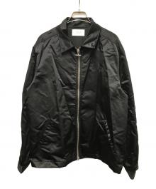 TAIN DOUBLE PUSH（タイン ダブルプッシュ）の古着「HELL A WAITS ZIP UP JACKET」｜ブラック