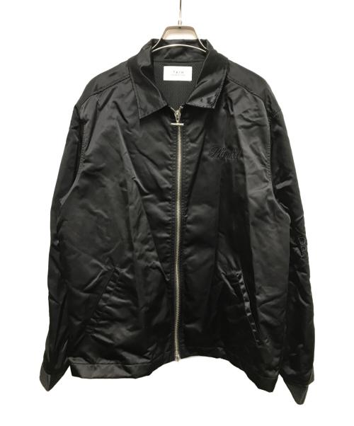 TAIN DOUBLE PUSH（タイン ダブルプッシュ）TAIN DOUBLE PUSH (タイン ダブルプッシュ) HELL A WAITS ZIP UP JACKET ブラック サイズ:Mの古着・服飾アイテム