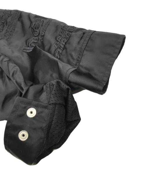 TAIN DOUBLE PUSH（タイン ダブルプッシュ）TAIN DOUBLE PUSH (タイン ダブルプッシュ) HELL A WAITS ZIP UP JACKET ブラック サイズ:Mの古着・服飾アイテム