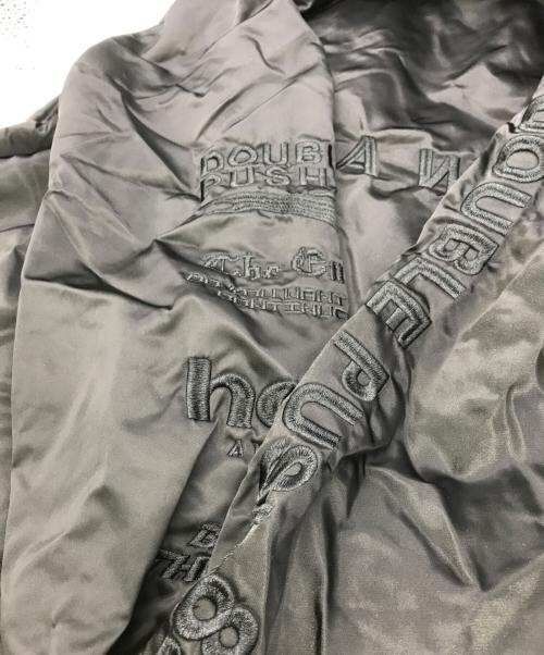 TAIN DOUBLE PUSH（タイン ダブルプッシュ）TAIN DOUBLE PUSH (タイン ダブルプッシュ) HELL A WAITS ZIP UP JACKET ブラック サイズ:Mの古着・服飾アイテム