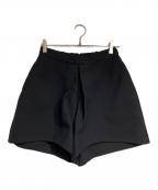 cygneシーニュ）の古着「ダブルショートパンツ Lena/Double Shorts」｜ブラック