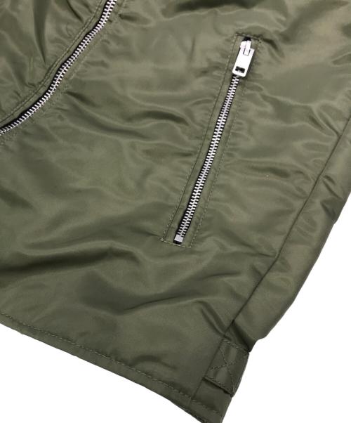 DIESEL（ディーゼル）DIESEL (ディーゼル) J-GLORYシングルライダースジャケット カーキ サイズ:Mの古着・服飾アイテム