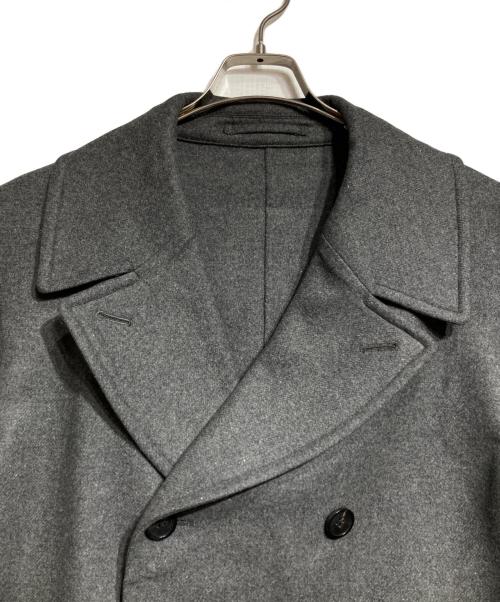 TOMORROW LAND（トゥモローランド）TOMORROW LAND (トゥモローランド) ウールメルトン ダブルフェイス6B コート/Double-faced Wool Melton Double-Breasted 6-Button Coat  グレー サイズ:Sの古着・服飾アイテム
