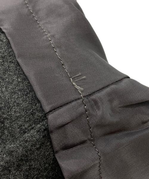 TOMORROW LAND（トゥモローランド）TOMORROW LAND (トゥモローランド) ウールメルトン ダブルフェイス6B コート/Double-faced Wool Melton Double-Breasted 6-Button Coat  グレー サイズ:Sの古着・服飾アイテム