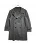 TOMORROW LAND（トゥモローランド）の古着「ウールメルトン ダブルフェイス6B コート/Double-faced Wool Melton Double-Breasted 6-Button Coat 」｜グレー