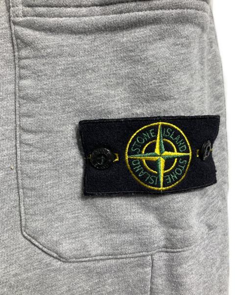 STONE ISLAND（ストーンアイランド）STONE ISLAND (ストーンアイランド) Cotton fleece trousers/コットンフリーストラウザーズ グレー サイズ:Ｍの古着・服飾アイテム