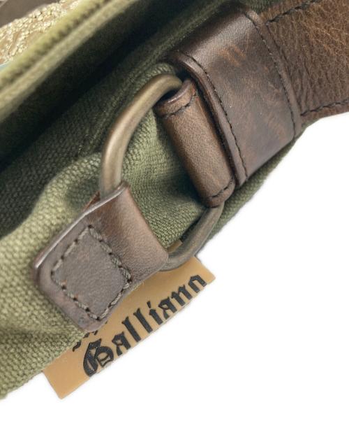 JOHN GALLIANO（ジョンガリアーノ）JOHN GALLIANO (ジョンガリアーノ) ビーズワンショルダーバッグ グリーンの古着・服飾アイテム