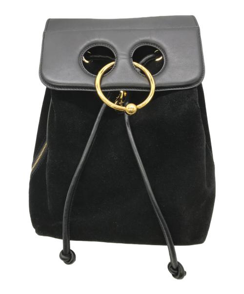 J.W.ANDERSON（ジェイダブリューアンダーソン）J.W.ANDERSON (ジェイダブリューアンダーソン) ピアスバックパック ブラックの古着・服飾アイテム