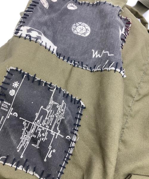 MINUS（マイナス）MINUS (マイナス) パッチワークヘルメットバッグ カーキの古着・服飾アイテム