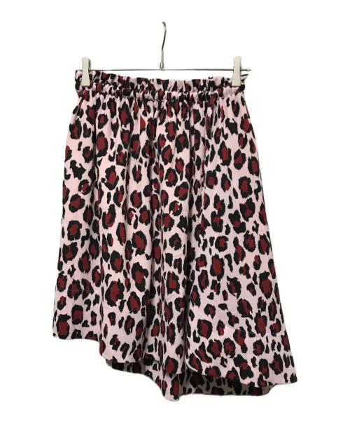 KENZO（ケンゾー）KENZO (ケンゾー) レオパードスカート ピンク サイズ:36の古着・服飾アイテム