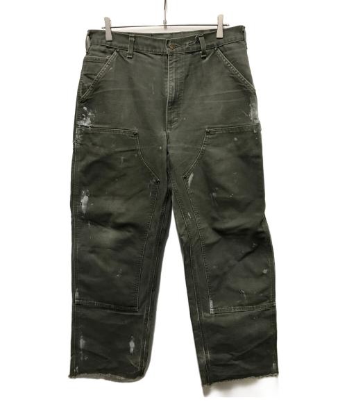 CarHartt（カーハート）CarHartt (カーハート) ダブルニーダックパンツ モスグリーン サイズ:34の古着・服飾アイテム